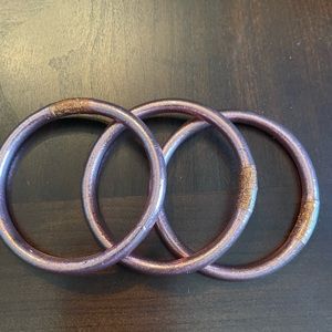 Budha Girl Kids Rose Gold All Weather Bangles - Kids Large